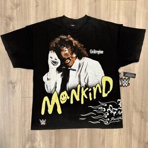 Civil Regime x WWE Black Mankind Have a nice day Tee Sz: Medium Oversized